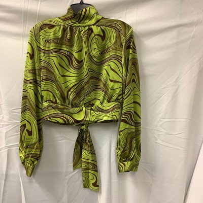 トップス vintage wave design high neck tops vintage wave design high neck tops