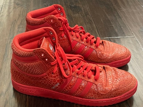 snakeskin adidas high tops