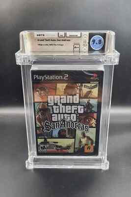GTA:San Andreas   Graded Wata 9.8A++, no VGA, NEU, NEW, SEALED   PS2  