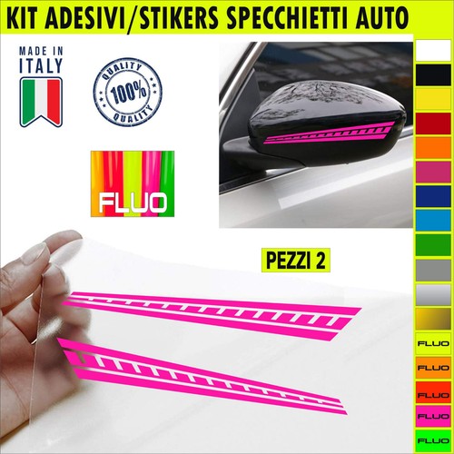 2 Adesivi SCACCHIERA RACING Specchietti Retrovisori Stripes Strisce Fasce c 2217 - Foto 49 di 52