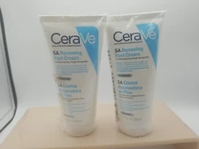 Lot Of 2 Cerave SA Renewing Foot Cream 88Ml /3Oz New Sealed Exp 03/26
