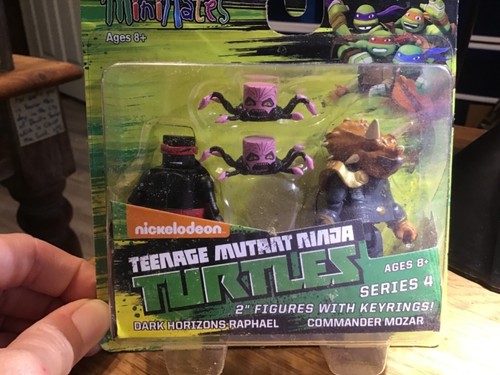 Minimates TMNT Teenage Mutant Ninja Turtles Serie 4 dunkel Raphael Mozar versiegelt