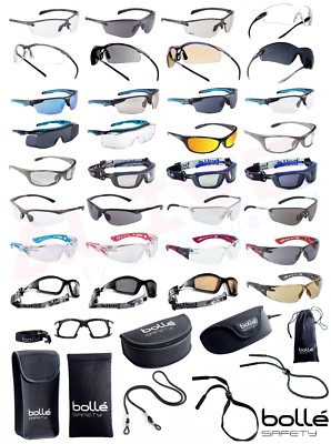 Bolle Schutzbrille versch. Sorten - BOLLE Schutzetui Etui verstellbare Kordel