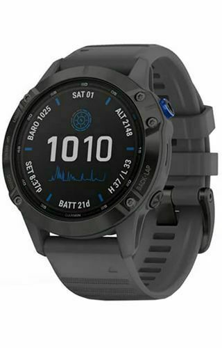 Garmin Fenix 6 Pro Solar Edition 47mm Black Polymer Case with Slate Grey  Rubber Strap Men's Wristwatch for sale online | eBay