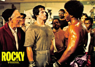 Rocky ORIGINAL Aushangfoto Sylvester Stallone / Talia Shire / Carl Weathers