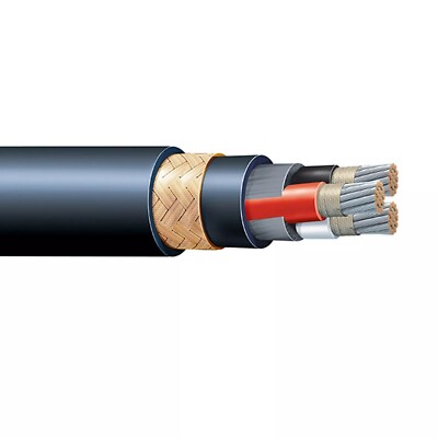 6/3 Type P Armored & Sheathed Cable Black Jacket 600V/1000V