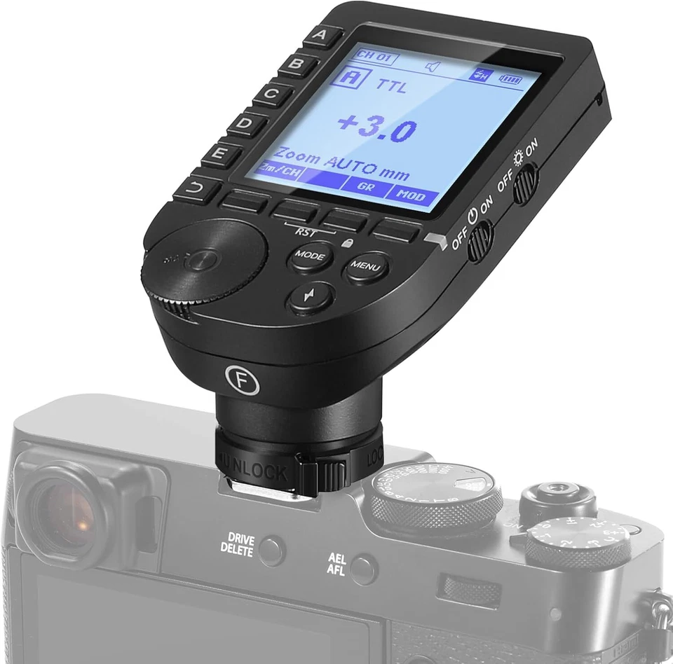 NEEWER QPRO-F QPROF TTL HSS Wireless Flash Trigger Transmitter Fujifilm Cameras - Image 2 of 4