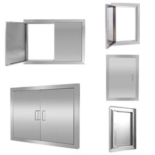 430/660/790mmx610mm BBQ Island Access Door Outdoor Kitchen Door Stainless Steel