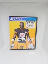 Madden 19 NFL PS4 PlayStation 4 Antonio Brown - Art/GameStop Case Only