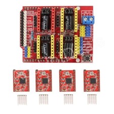 Kit CNC 1x Shield y 4X controladores A4988 para Arduino UNO R3 ATmega328P CH340G