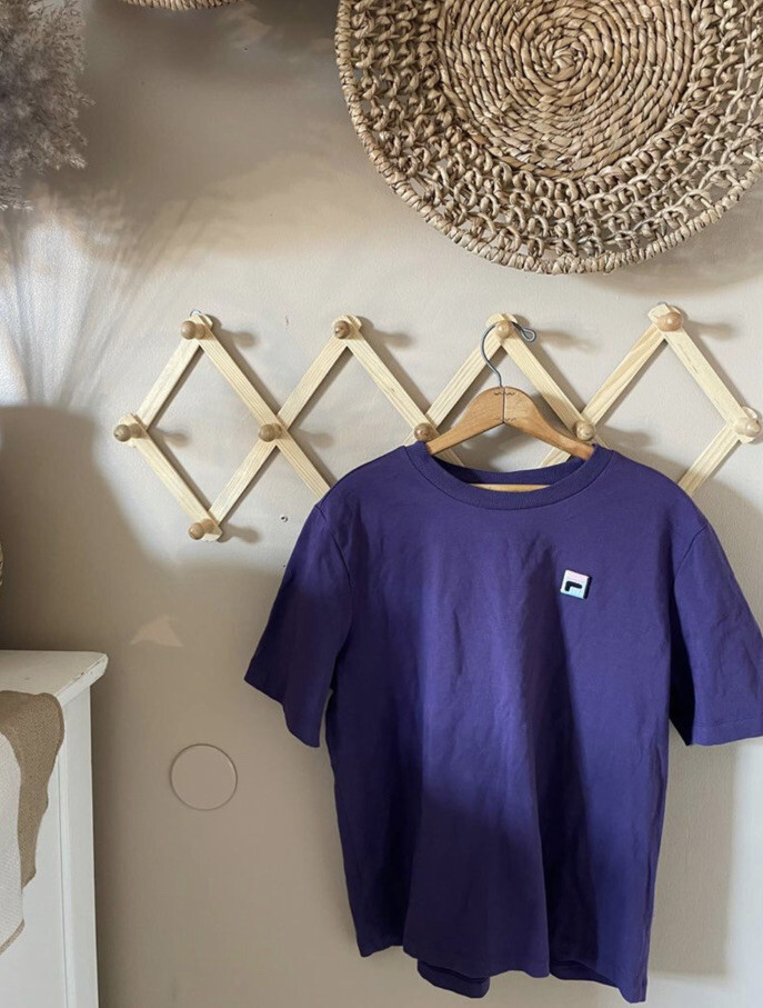 T shirt viola Fila Graphic taglia media