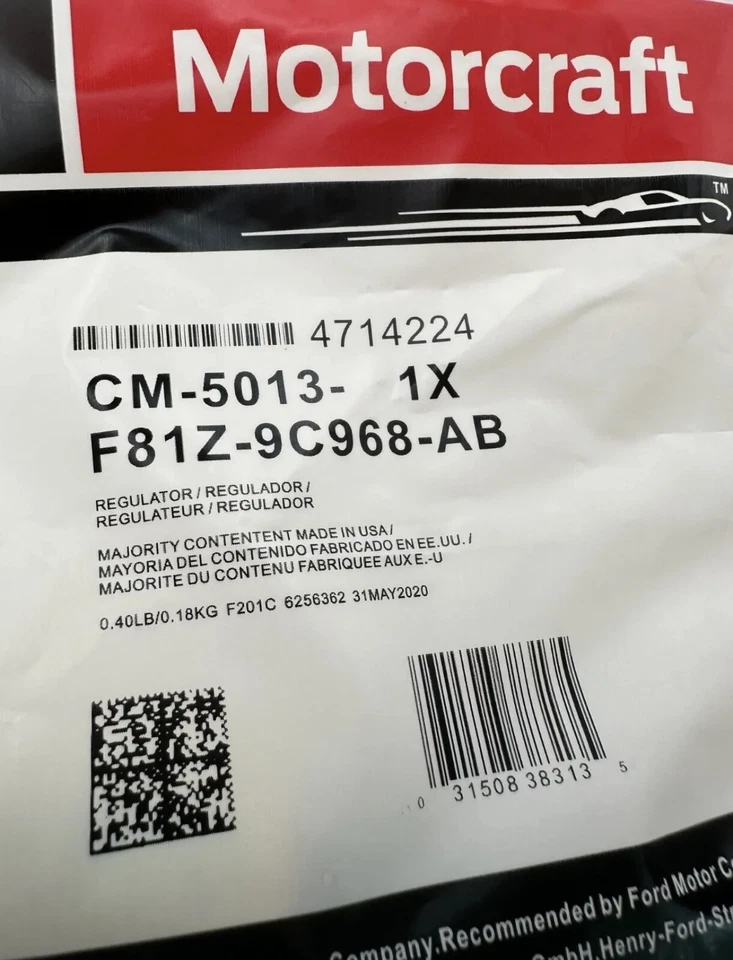 OEM Motorcraft 7.3L 95.5-03 Fuel Injection Pressure Regulator IPR Valve CM5013 - Image 2 of 3