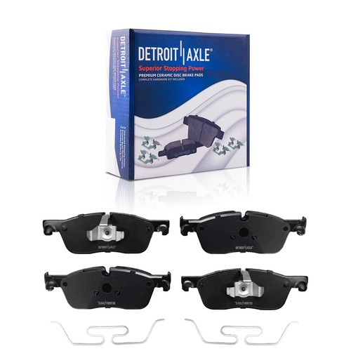 2.0L Front Rear Drilled Brake Rotors Brake Pads Kit for 2017-2020 Jaguar F-Pace - Picture 4 of 8