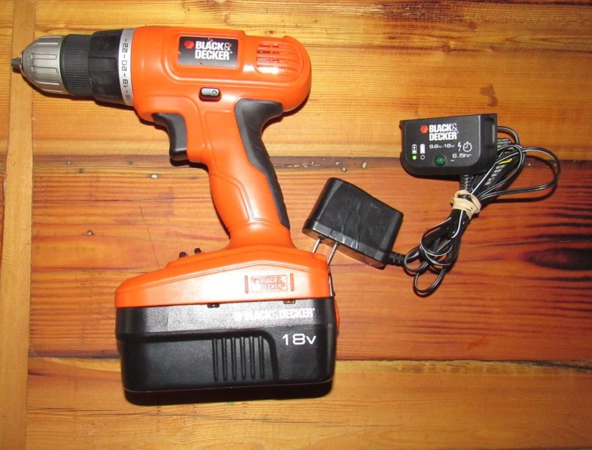 BLACK DECKER GCO1800 Cordless Drill With Charger eBay