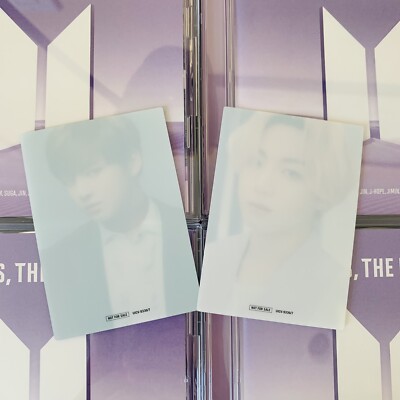 💜[US] BTS THE BEST Official Clear Photocard 2 pcs Set Photo Card