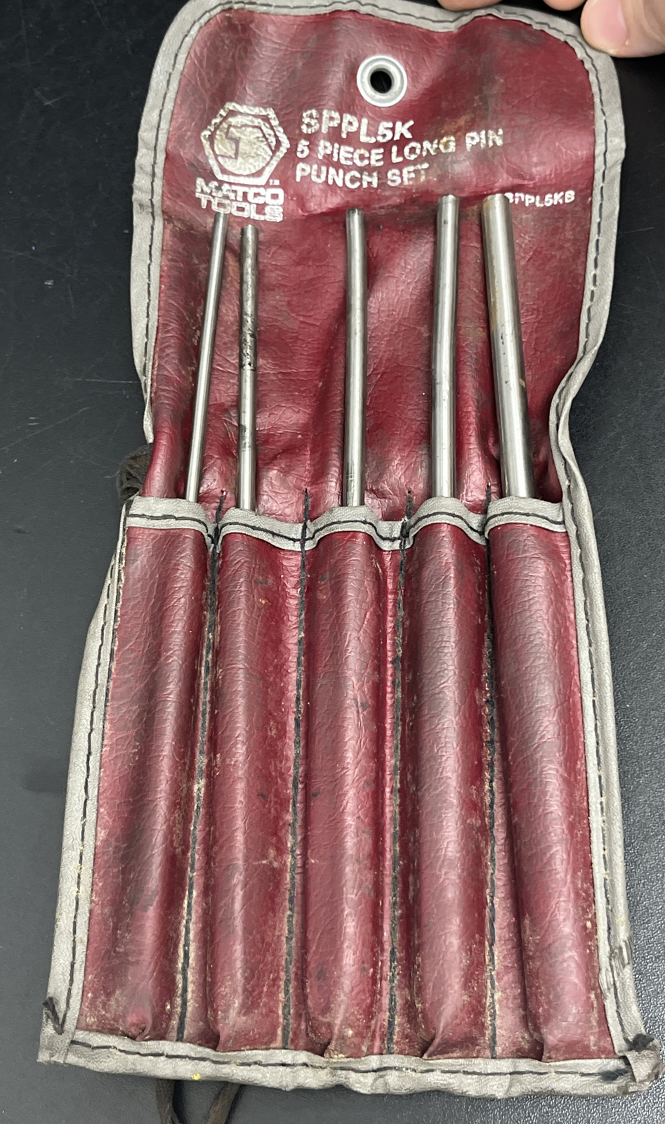 Matco Tools 5Piece Long Pin Punch Set Made In USA SPPL5K eBay