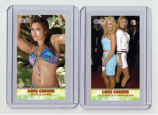 Tarjeta de tabaco Mickie James rara MH Long Corona #'d x/3 no. 534