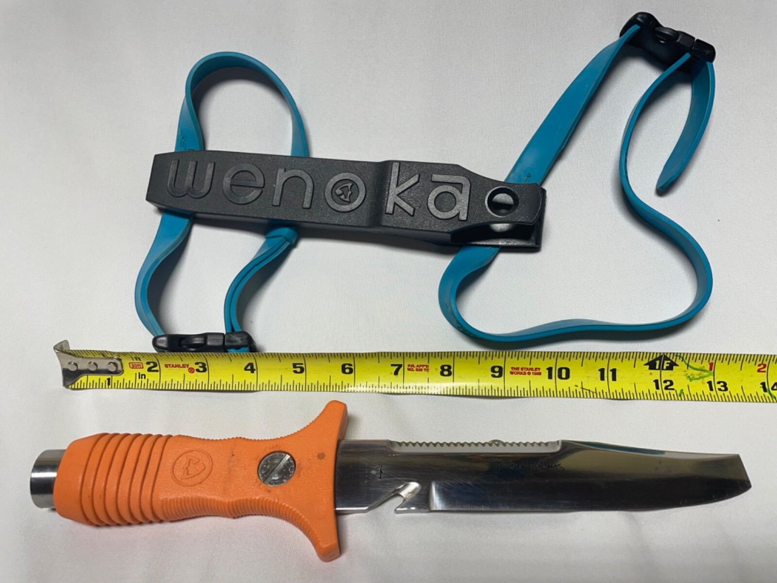 Wenoka 8531 Blackie Collins 7" Stainless Steel Blunt Tip Dive Knife for Scallops eBay