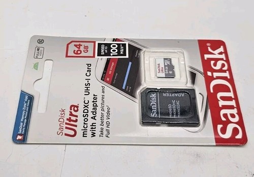 Sandisk Micro SD Card Memory 64GB Extreme Ultra - Zdjęcie 3 z 4