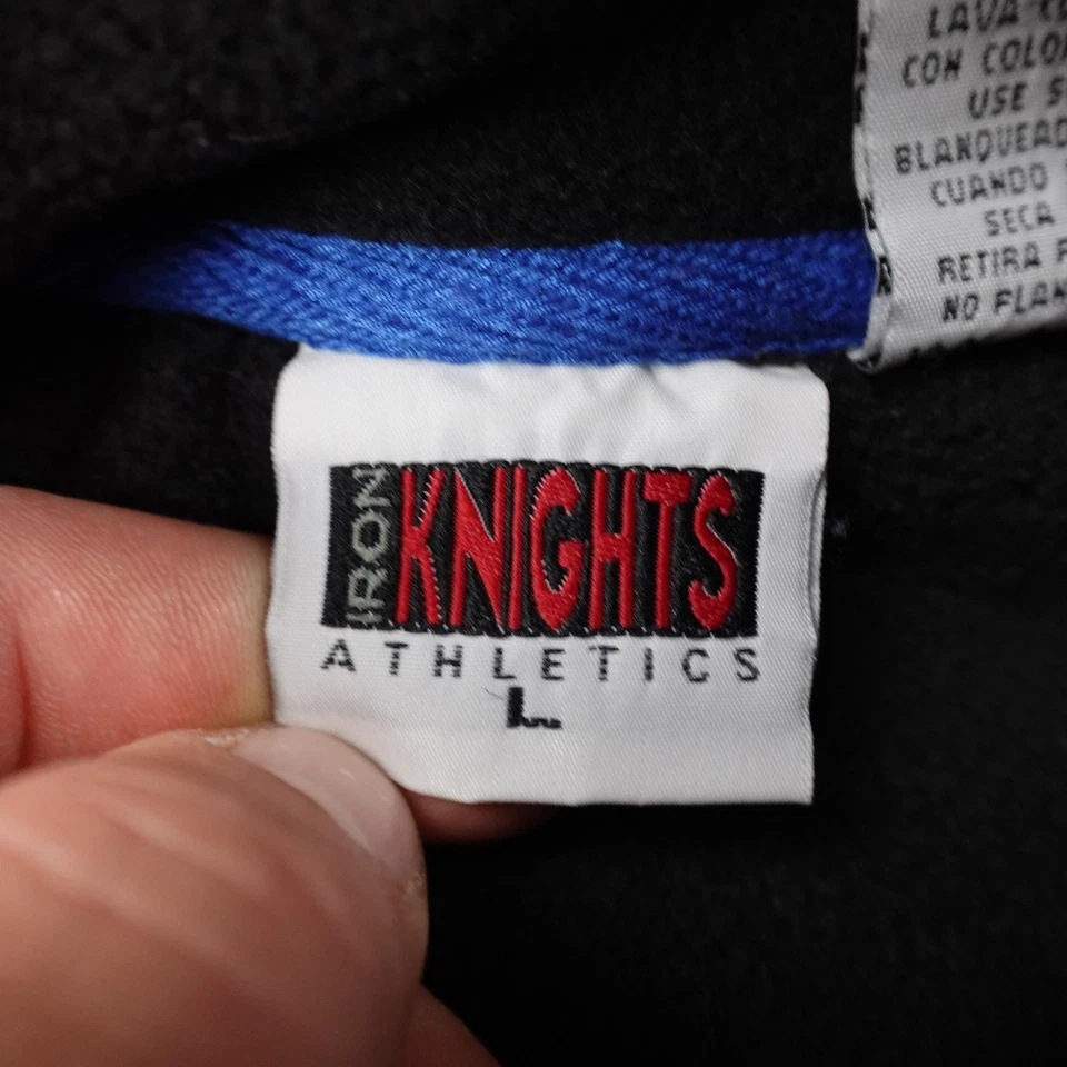 VTG Kentucky Wildcats Sweater Mens L Blue Pullover Fleece NCAA Basketball UK 90s - Image 4 of 4