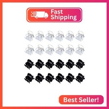 HOTOP 24 Pcs Small Mini Hair Clips Tiny Hair Claw Clips, Small Hairs Clamps Non