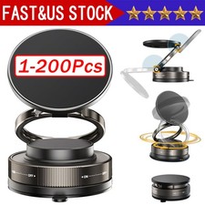 360  Vacuum Magnetic Phone Holder Suction Cup Car Mount with Foldable Stand Lot