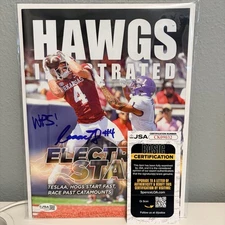 Isaac TeSlaa Auto Hawgs Illustrated Magazine 6/20 Arkansas Razorbacks Signed JSA