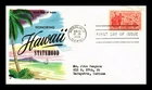 DR JIM STAMPS US COVER HAWAII STATEHOOD AIR MAIL FDC SCOTT C55 FLUEGEL CACHET