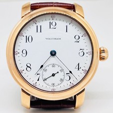 1903 Hunting Waltham 16S 15J M-1899 G-No. 620 Wristband Watch Runs S/N 12806078