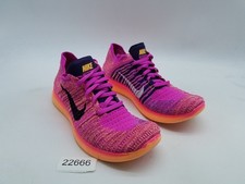 Nike Free RN Flyknit (GS) Girl's Size 6Y Running Shoes Multicolor