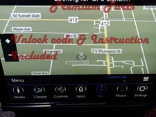 2023 Dodge 4C UAQ 8.4 Inch Navigation Radio Touchscreen Apple CarPlay 9969