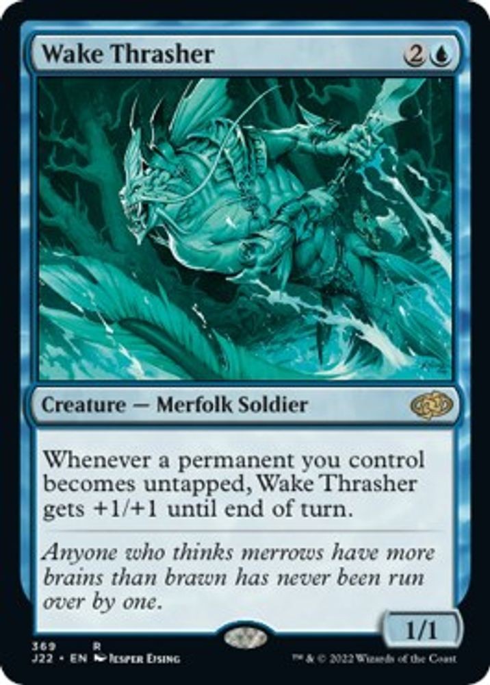 2022 Magic: The Gathering Jumpstart 2022 - Wake Thrasher (#369, Rare, Near Mint)