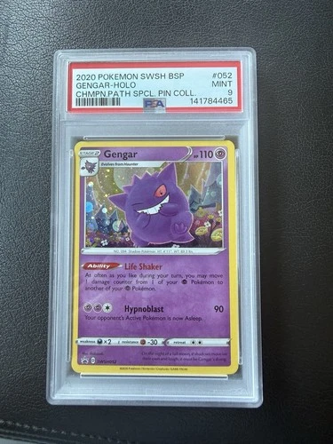 Pokémon TCG Gengar SWSH052 Promo Holo SWSH: Sword & Shield PSA 9 2020