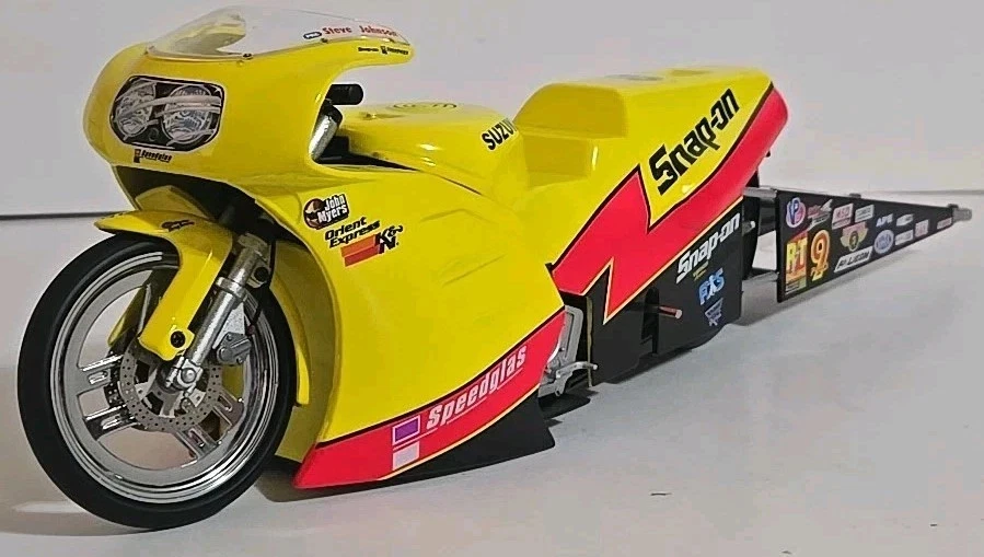 2000 Action Steve Johnson SNAP-ON Suzuki 1:9 Pro Stock Bike Motorcycle P/N 11172 - Image 3 of 4