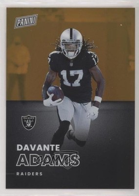 2022 Panini National Convention Orange 100/199 Davante Adams #15 8em