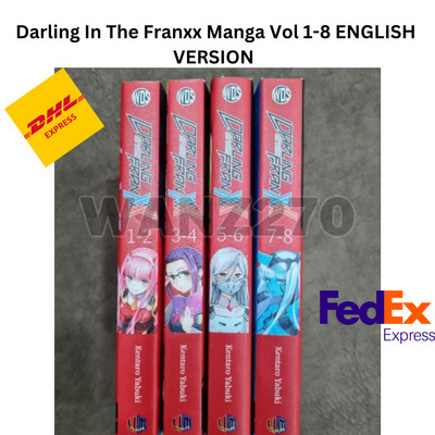 Darling In The Franxx Manga von Kentaro Yabuki Band 1-8 (ENDE) englische Version