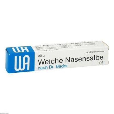 WEICHE NASENSALBE n. Dr. Bader 20 g PZN 7140520