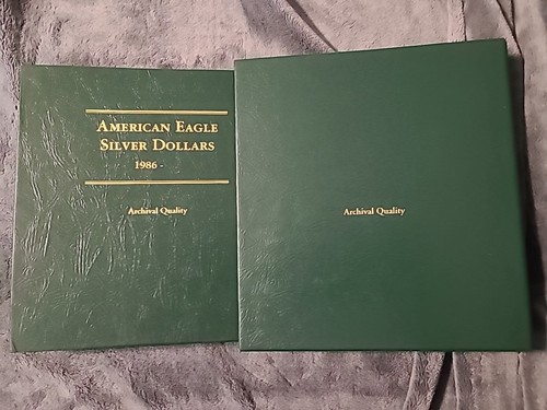 Littleton Coin 1986- American Eagle Silver Dollar Archival Quality Album