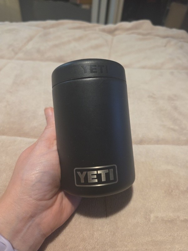 USED Yeti 12oz. Koozie Black