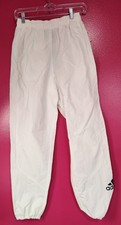 ADIDAS Women  s XS Nylon Sports Pants Joggers White