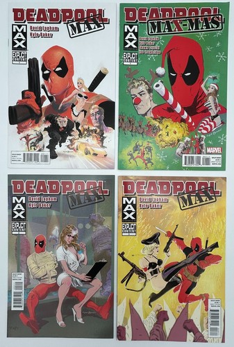 Marvel - Deadpool Max 1-3 Set + Max-Mas Xmas Variant  Lapham & Baker -  NM 2012