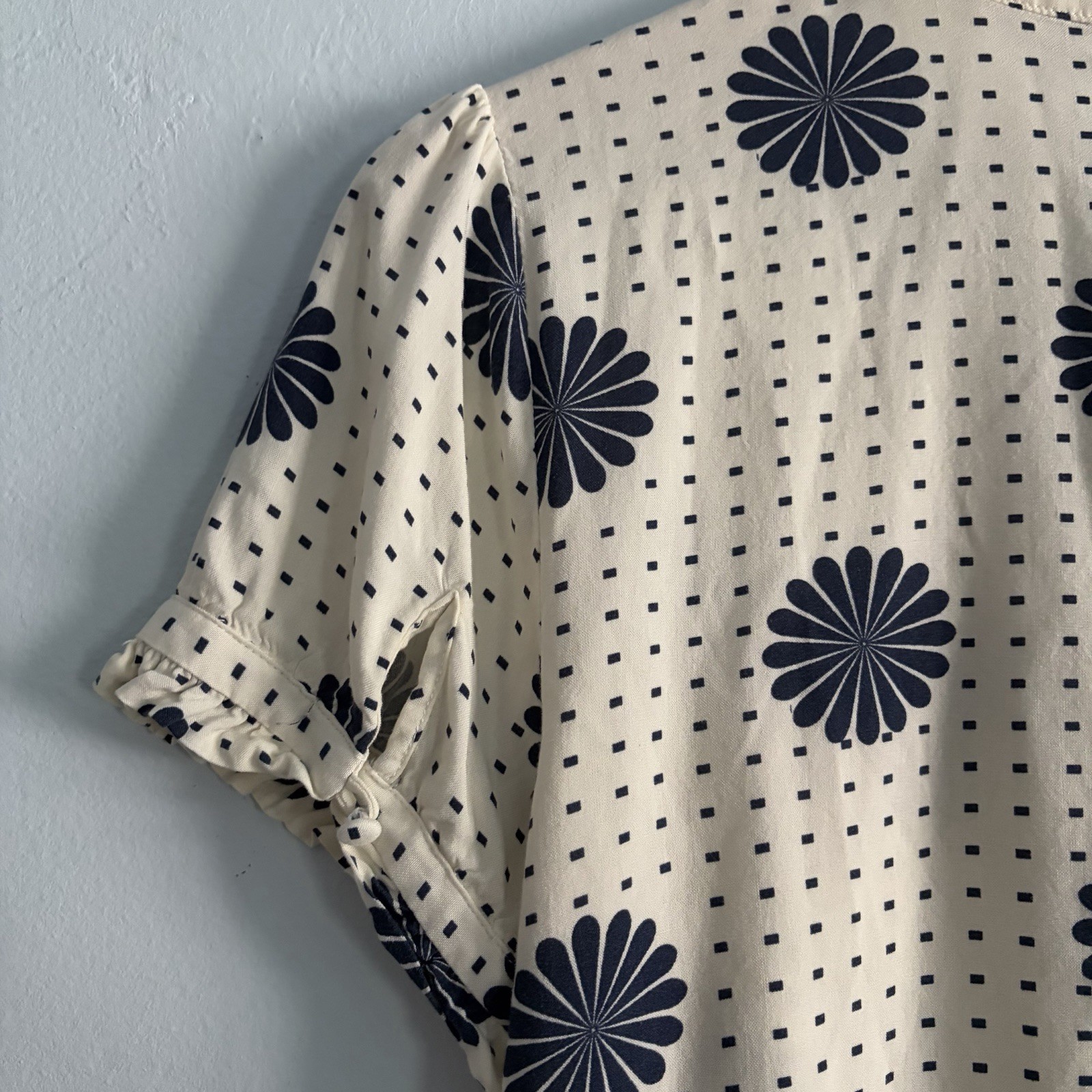 ModCloth Floral Dot Button Down Top - image 9