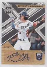 2019 Panini Elite Extra Edition Black 24/99 Pete Crow-Armstrong #18U-PC Auto s7f