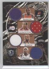 2006 Topps Luxury Box Relics Quad Bronze 1/19 Shawn Marion Shaun Livingston 0a1