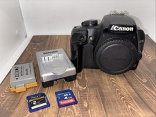 Canon EOS Rebel XS 1000D Digital SLR Camera BODY Only  Memory Cards  Charger