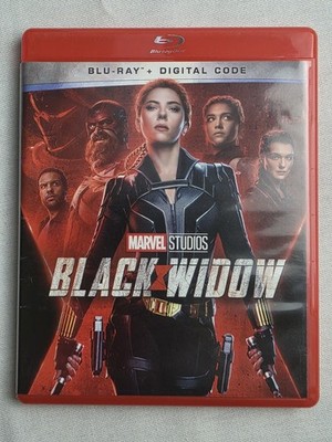 Black Widow Marvel Blu-Ray Movie Scarlett Johansson Florence Pugh NO DIGITAL