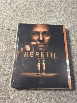 Heretic (Blu-Ray, 2025) Hugh Grant Chloe East Sophie Thatcher A24 New Sealed