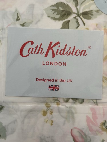 NEW Cath Kidston London Garden Rose Pastel 3pc KING Floral Duvet Cover Set - Picture 2 of 8