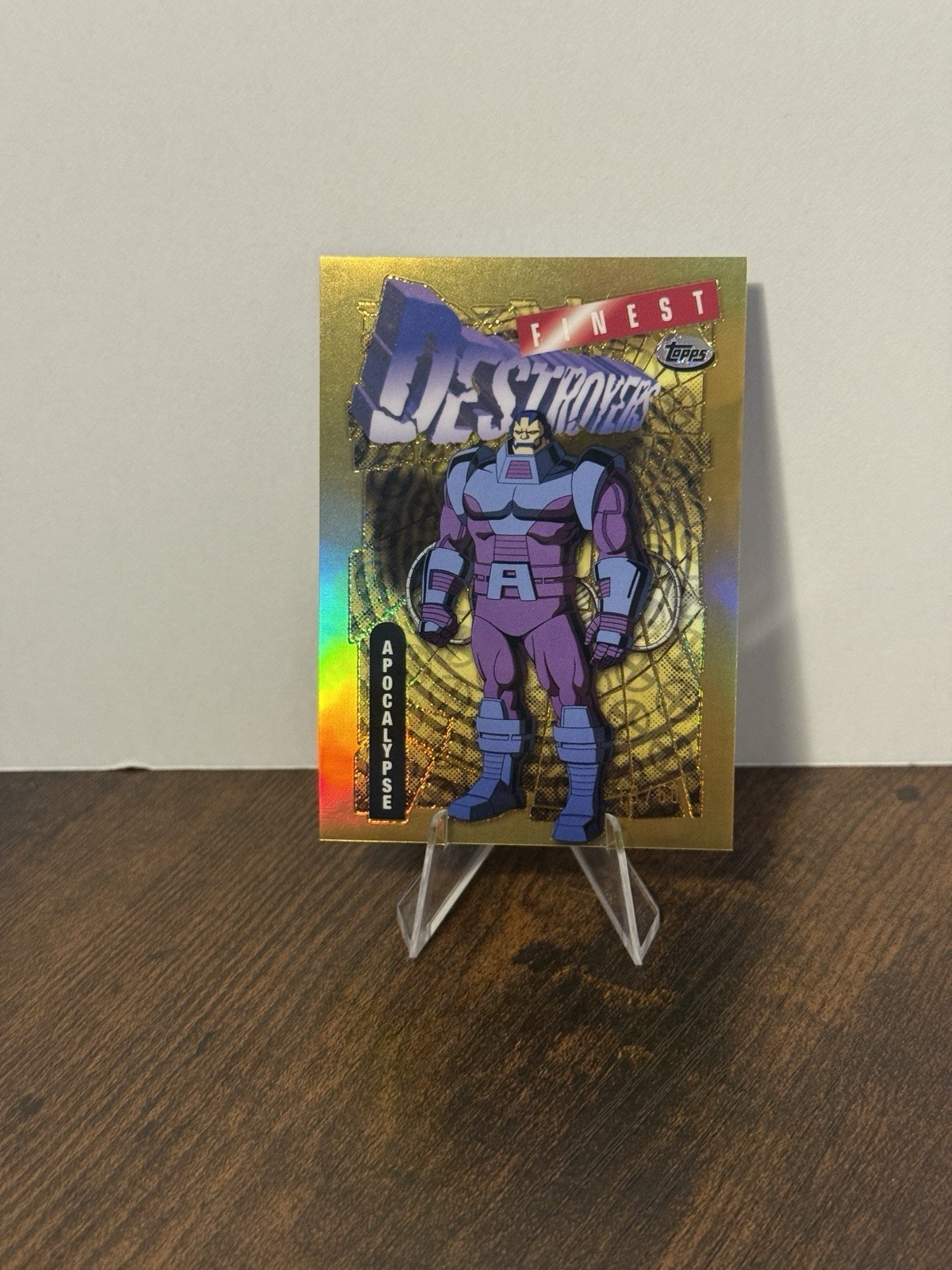 2025 Topps Finest X-Men '97 Apocalypse Rare #88 Gold /50