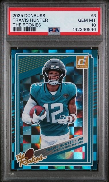 Travis Hunter Panini Donruss the Rookies #3 Base